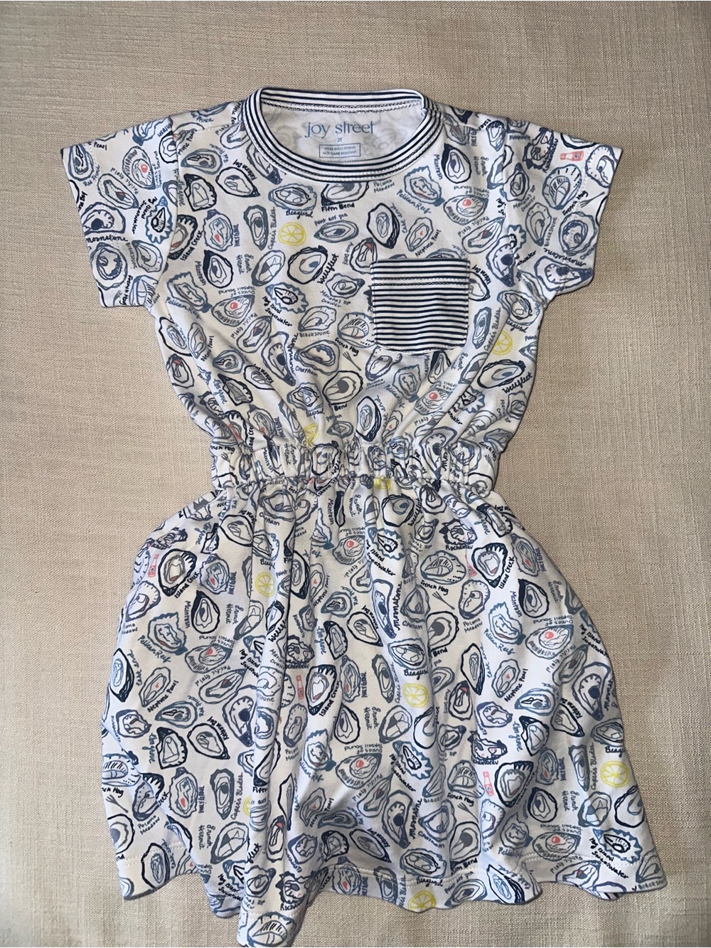 Joy Street 100% Pima Cotton Oysters Girls Emery Dress
